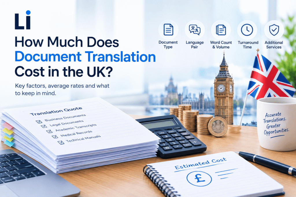 How Much Does Document Translation Cost in the UK?