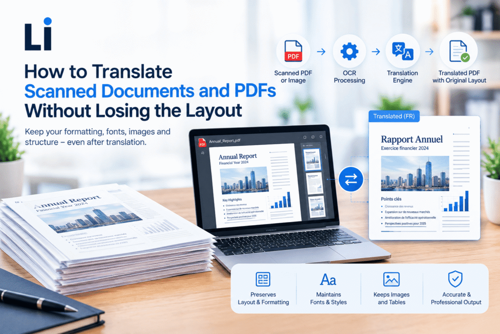 How to Translate Scanned Documents and PDFs Without Losing the Layout