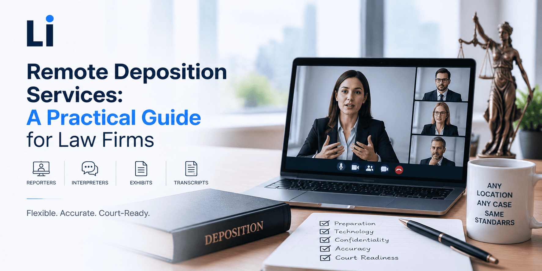 Remote Deposition Services: A Practical Guide for Law Firms
